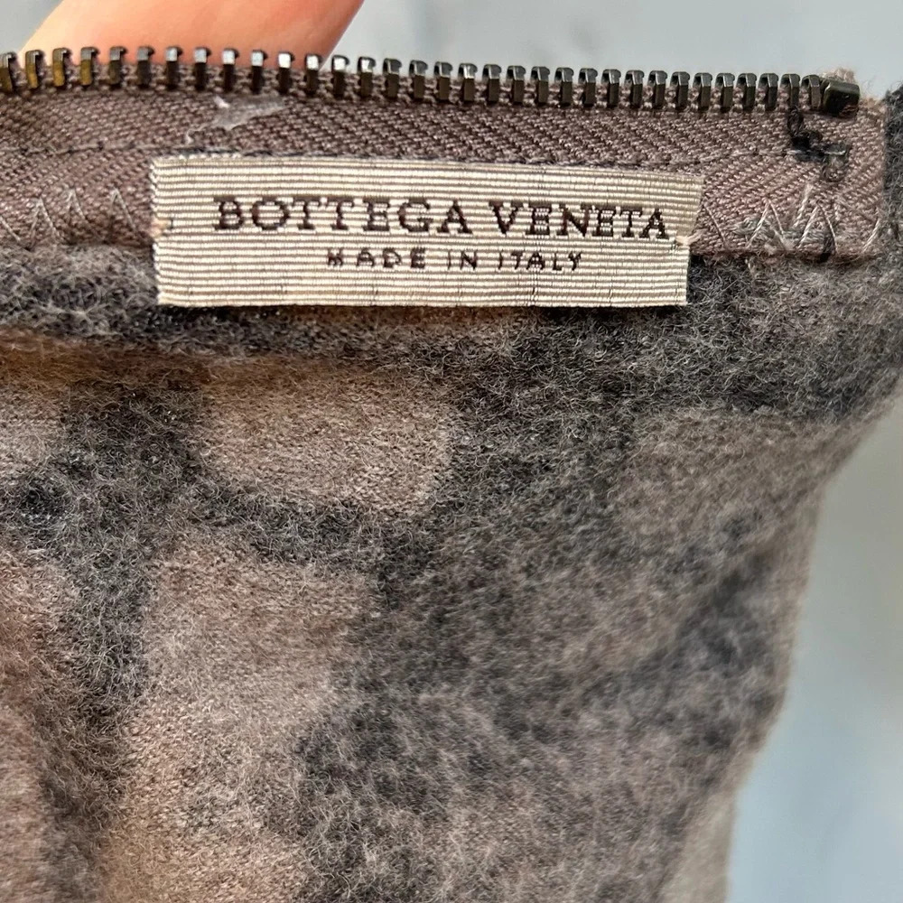Bottega Veneta Grey & Black Wool Sheath, size 40 - Picture 9 of 16